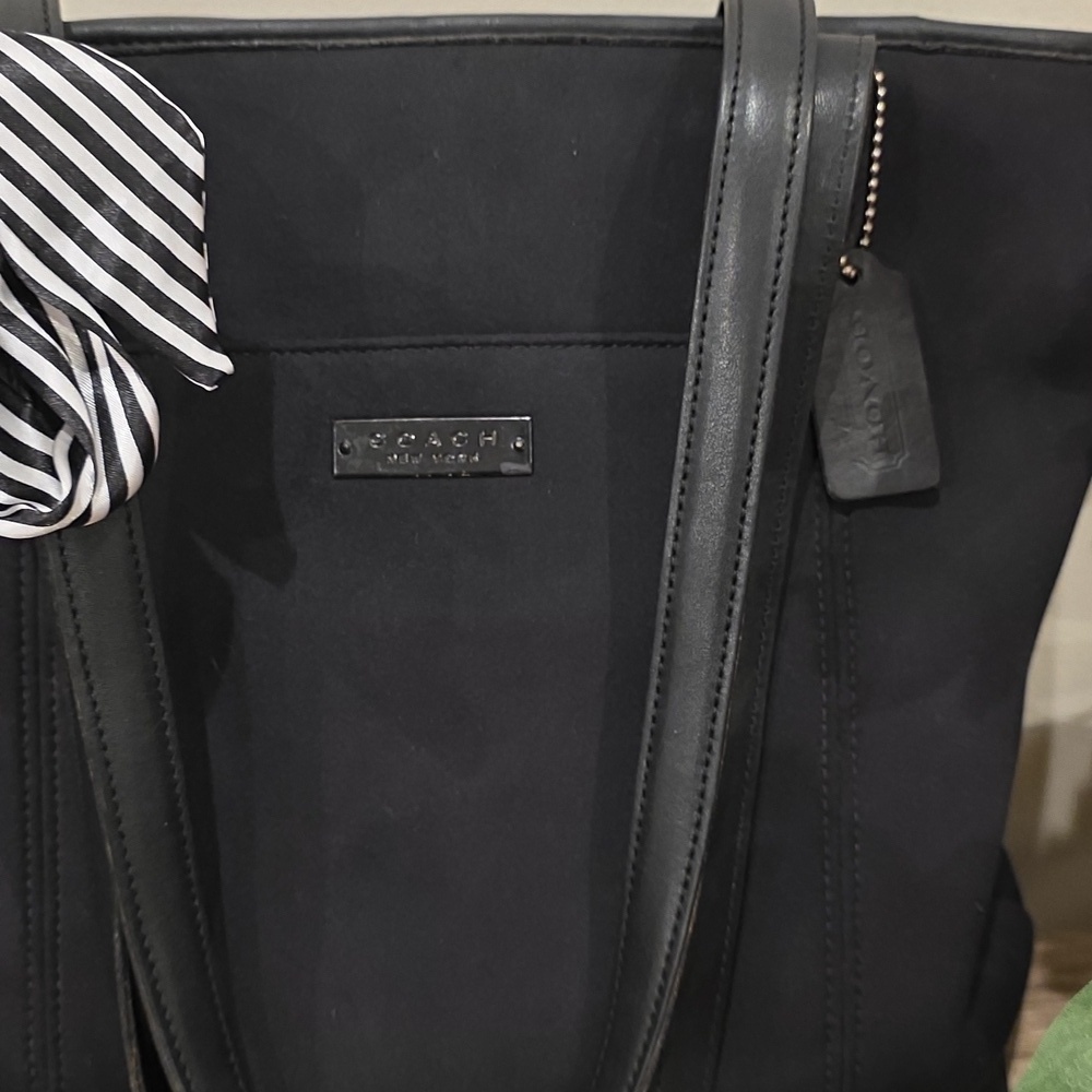 Coach Vintage Neoprene & Leather Trim 3 Compartment Tote #6217 - Picture 2 of 11